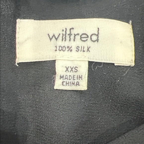 Wilfred Black Scoop Neck Slip Mini Dress - Picture 2 of 2